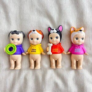 4-set Sonny Angel Dog Time Series